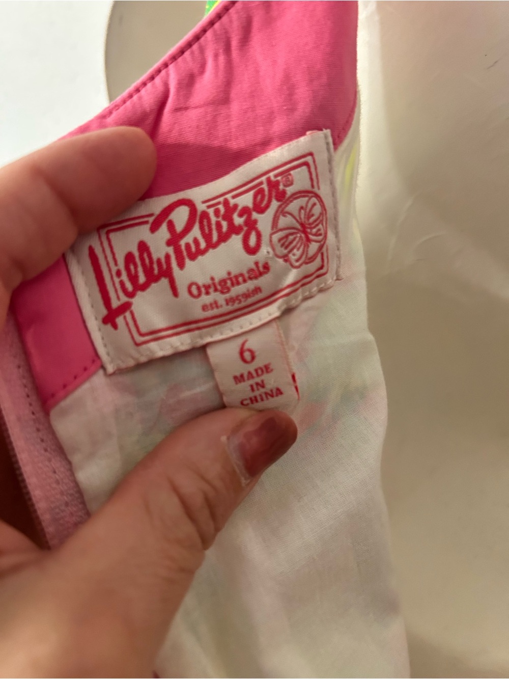 Lilly Pulitzer originals lattice waist 60s style Shift Dress - Picture 5 of 6